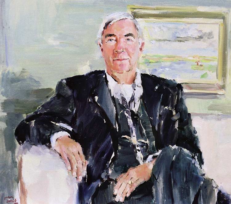 Frank van de Berg - Portretten door de schilder Peter Smit.
