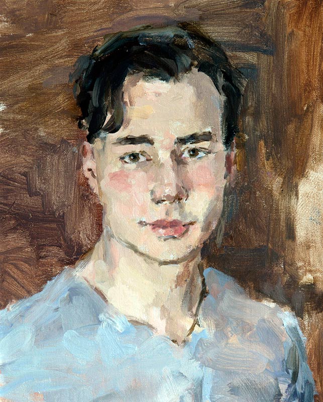 "Guido" - olieverf op linnen - 50x40 cm - 2017
