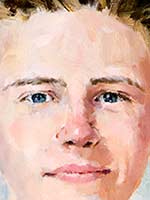 Max - portret door Peter Smit.
