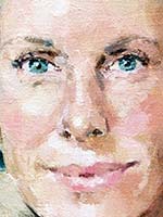 Janneke - olieverf/linnen - 46 x 31 cm - 2015