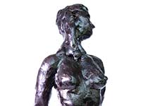 "Girl" 50 cm. hoog, brons