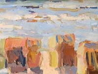 Detail van een strandgezicht van Peter Smit.